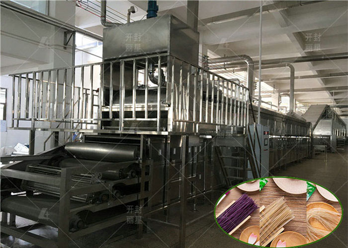 全自动粉条出产线以蒸代煮涂布工艺的道理和加工流程